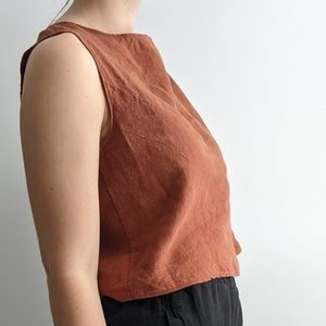 Linen Tank Top